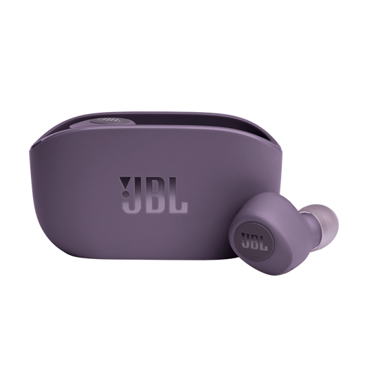 JBL Vibe 100TWS - Purple - True Wireless Earbuds - Hero